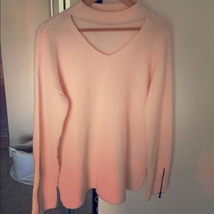 Long Sleeve, Cut Out Sweater